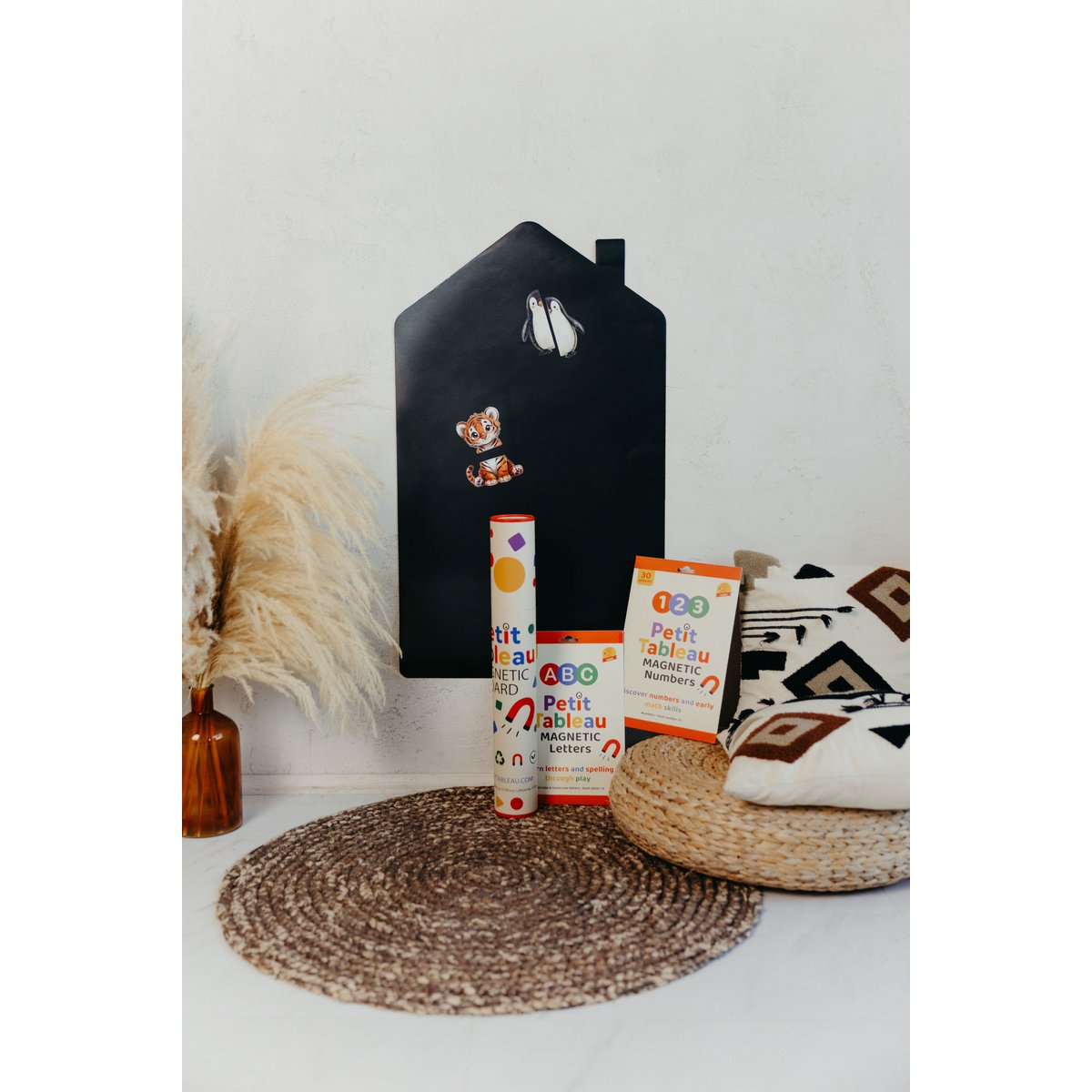 Tableau magnétique pour enfants - Maison