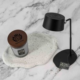 Schreibtischlampe Design LED auf Batterie weiß, mit Wandmontage