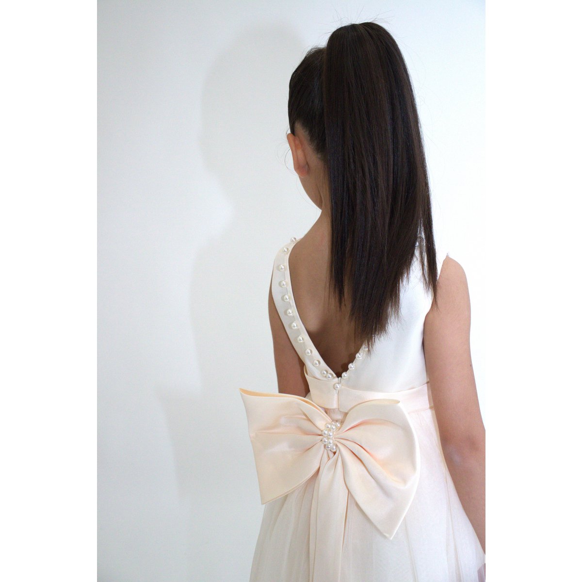 Vestido formal ANABELLA - Melocotón