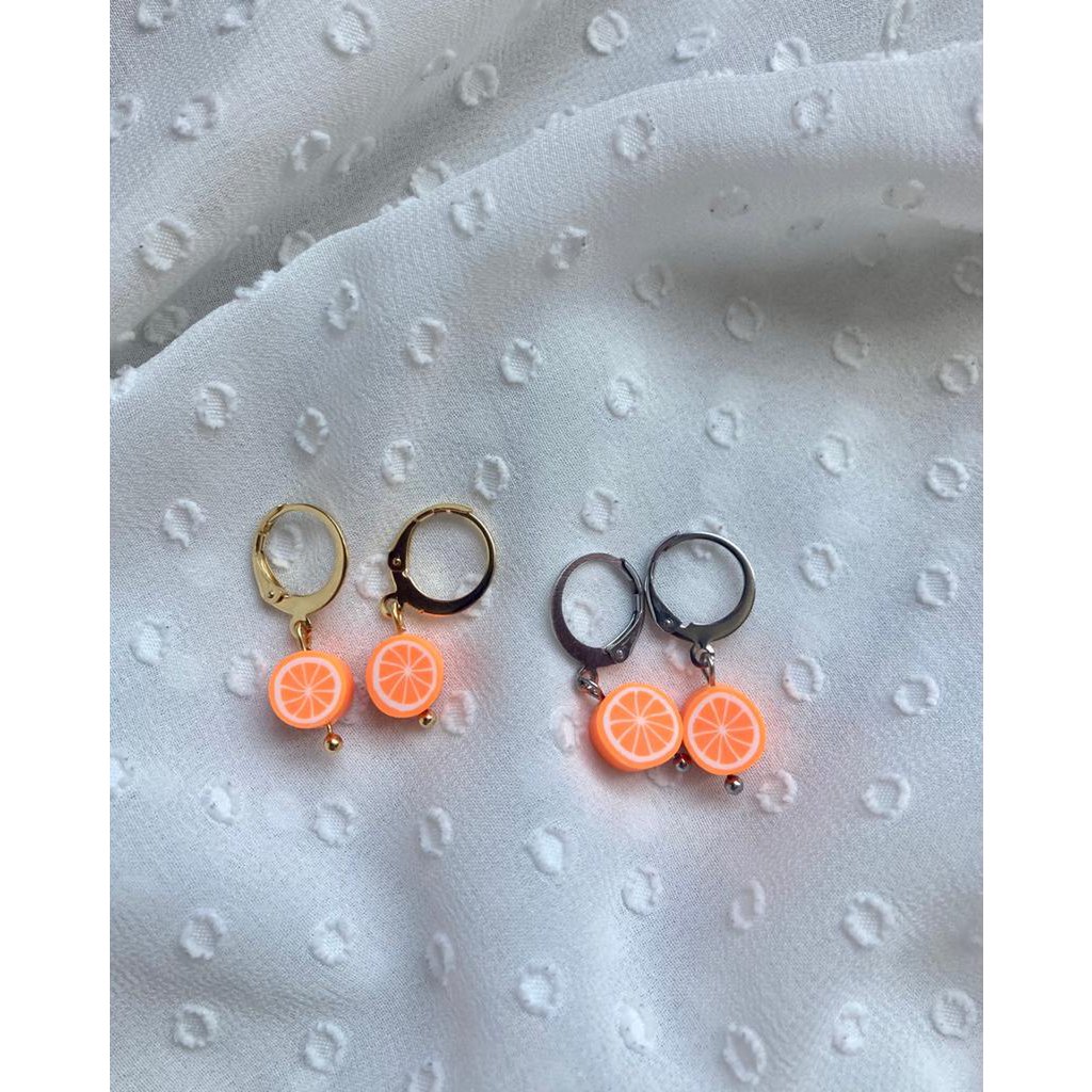 Clay Earrings Oranges 🍊