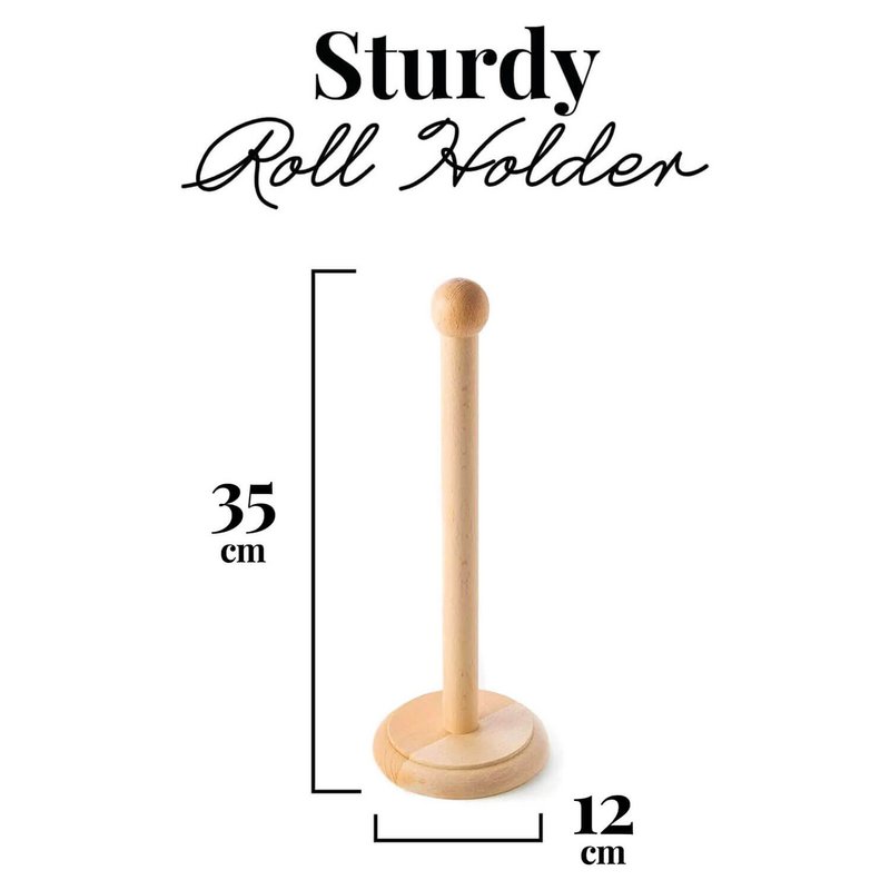 Houten Keukenrolhouder - Keukenrolhouder 35 x 12 cm