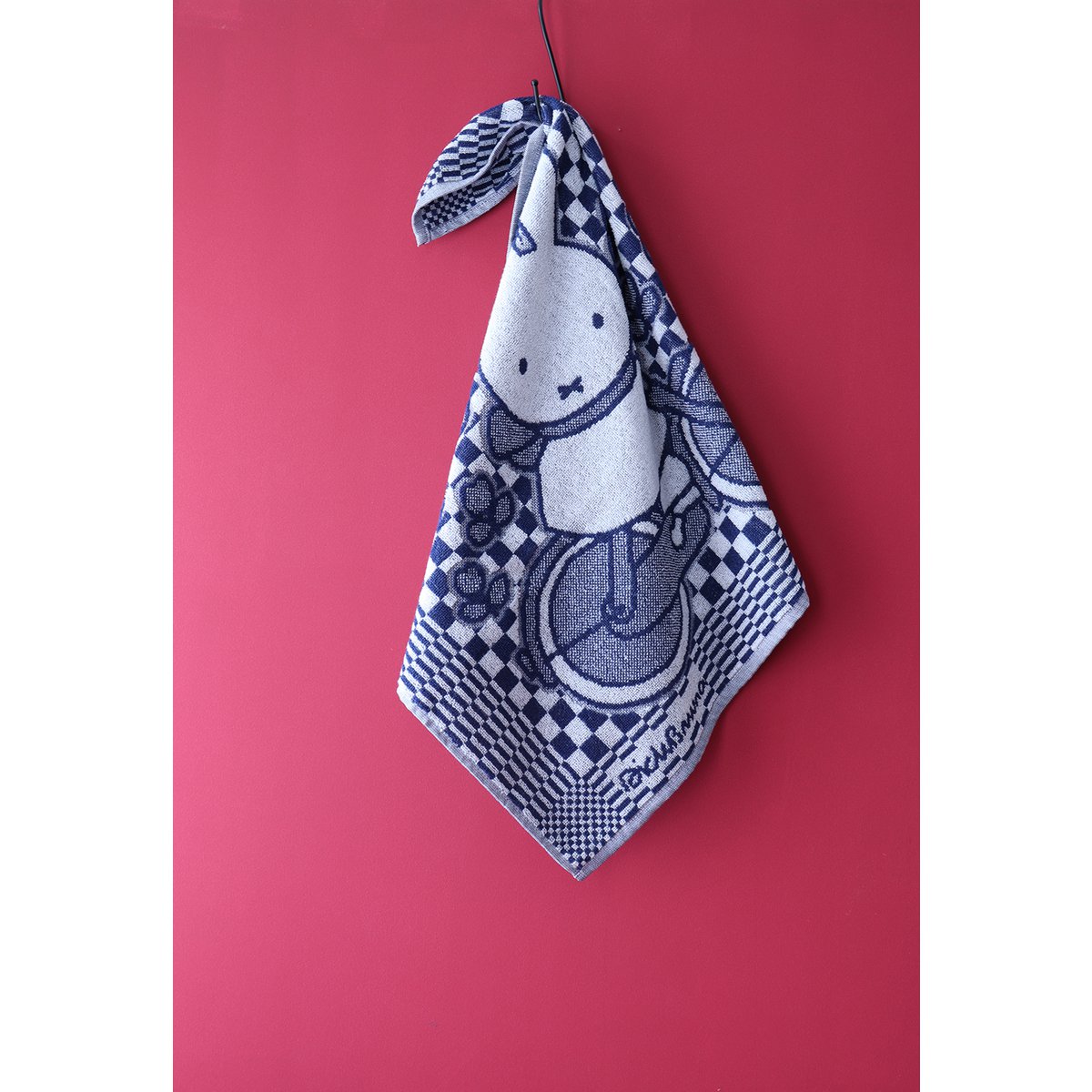 Kitchen towel Dick Bruna | Miffy on bicycle