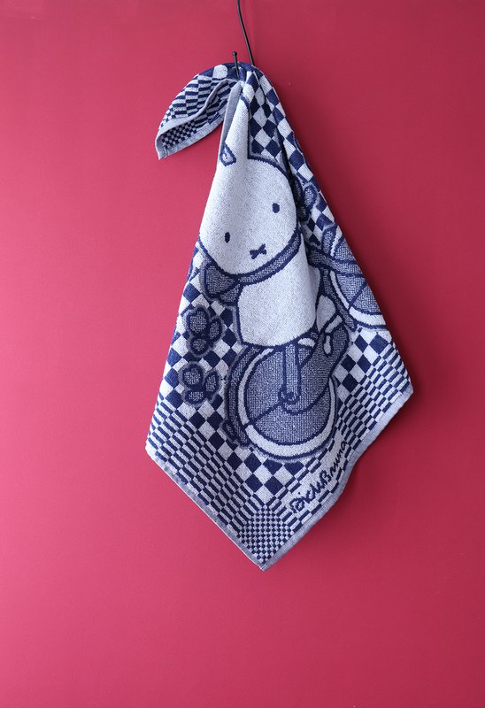 Kitchen towel Dick Bruna | Miffy on bicycle