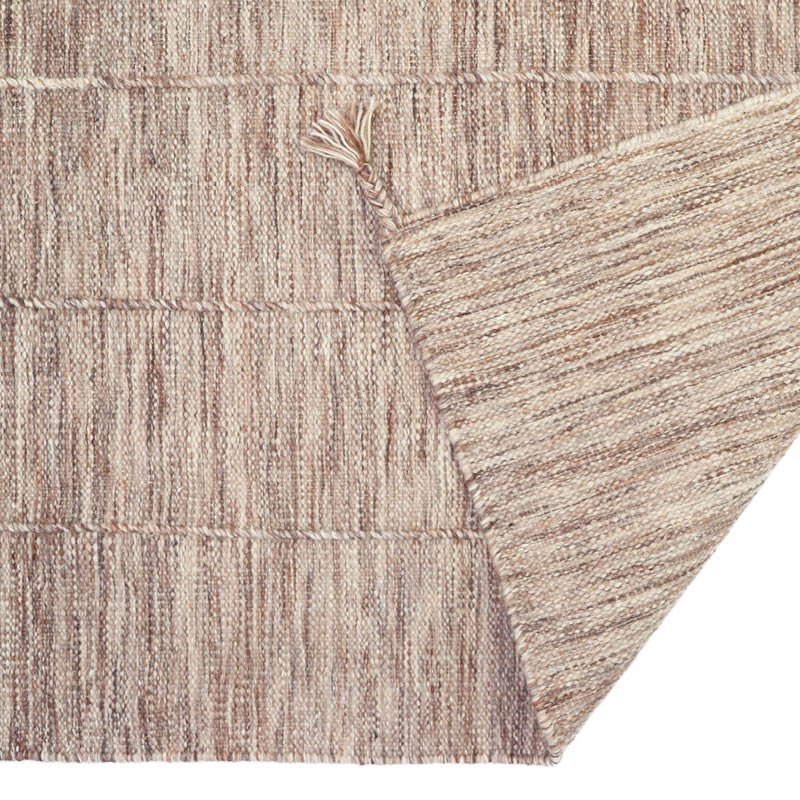 LHENA BRUN ROSE M alfombra contemporánea de lana
