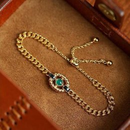 Luxe Chain Bracelet with Green Onyx