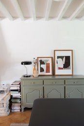 Poster Kiss me ondertekend kunst papier print