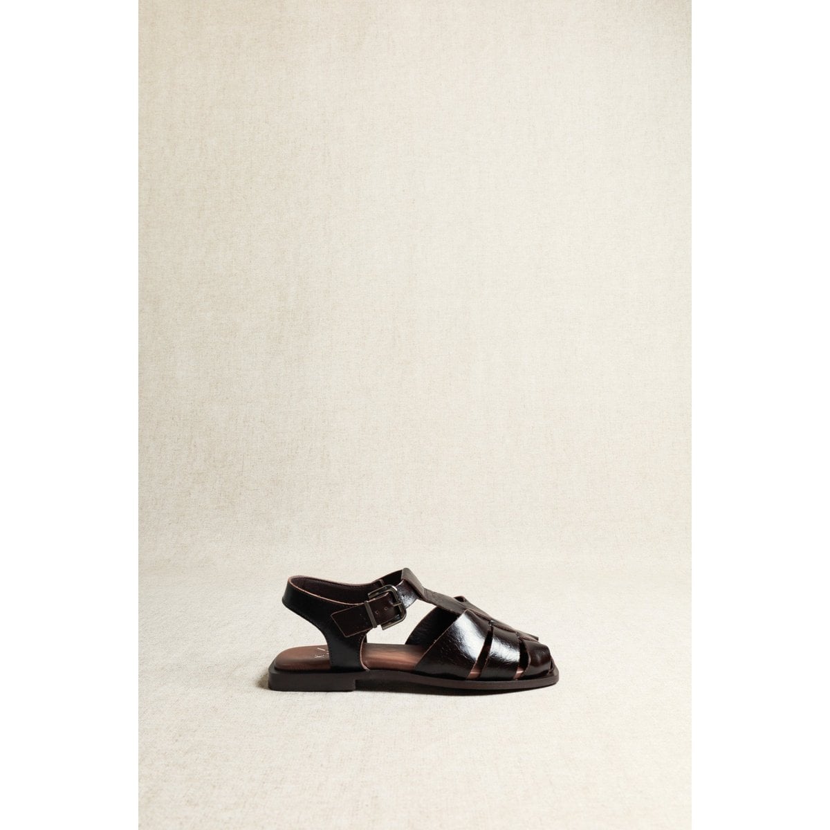 ADENA CHOCOLATE - Sandali slingback da pescatore