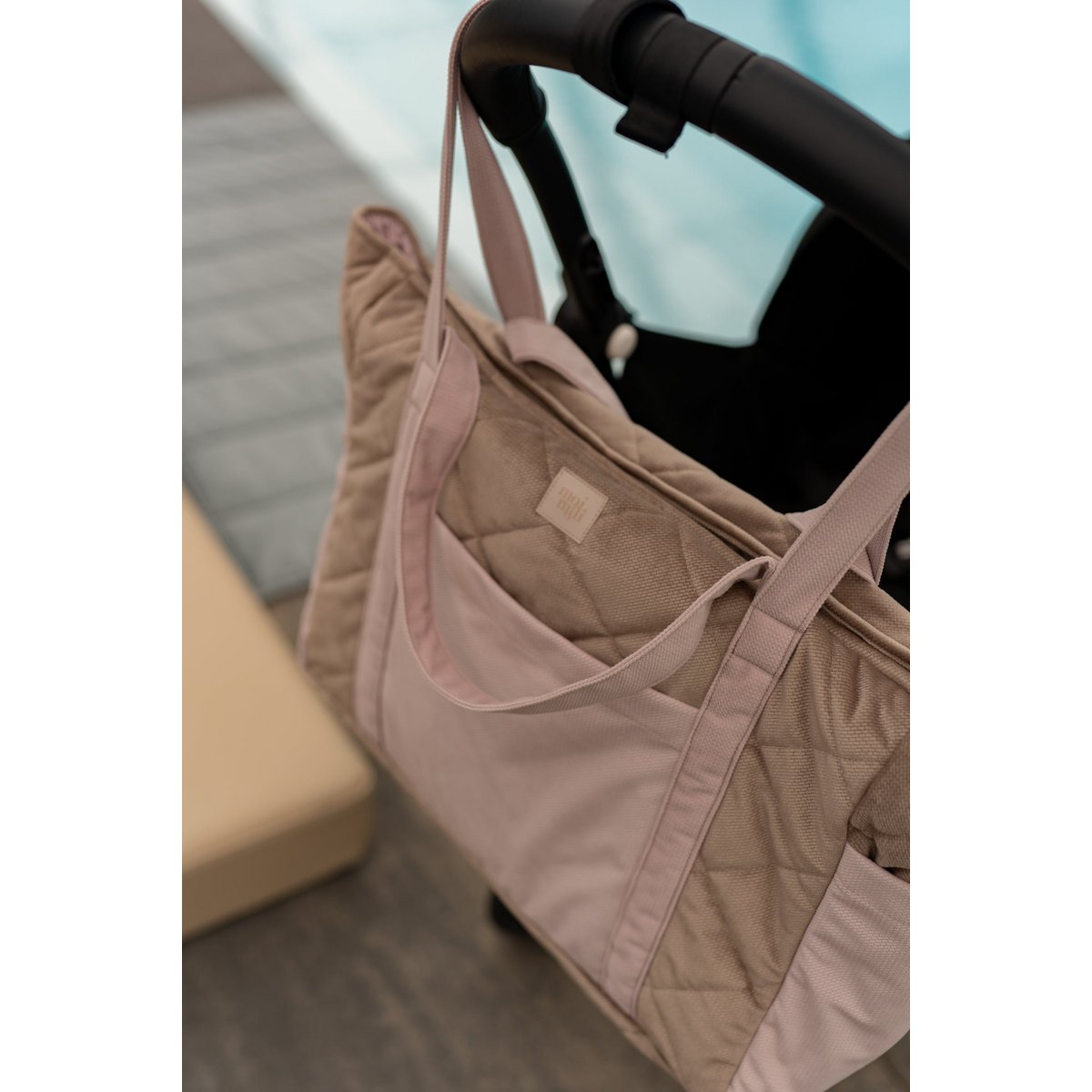 Rejsetaske "Pink & Beige"