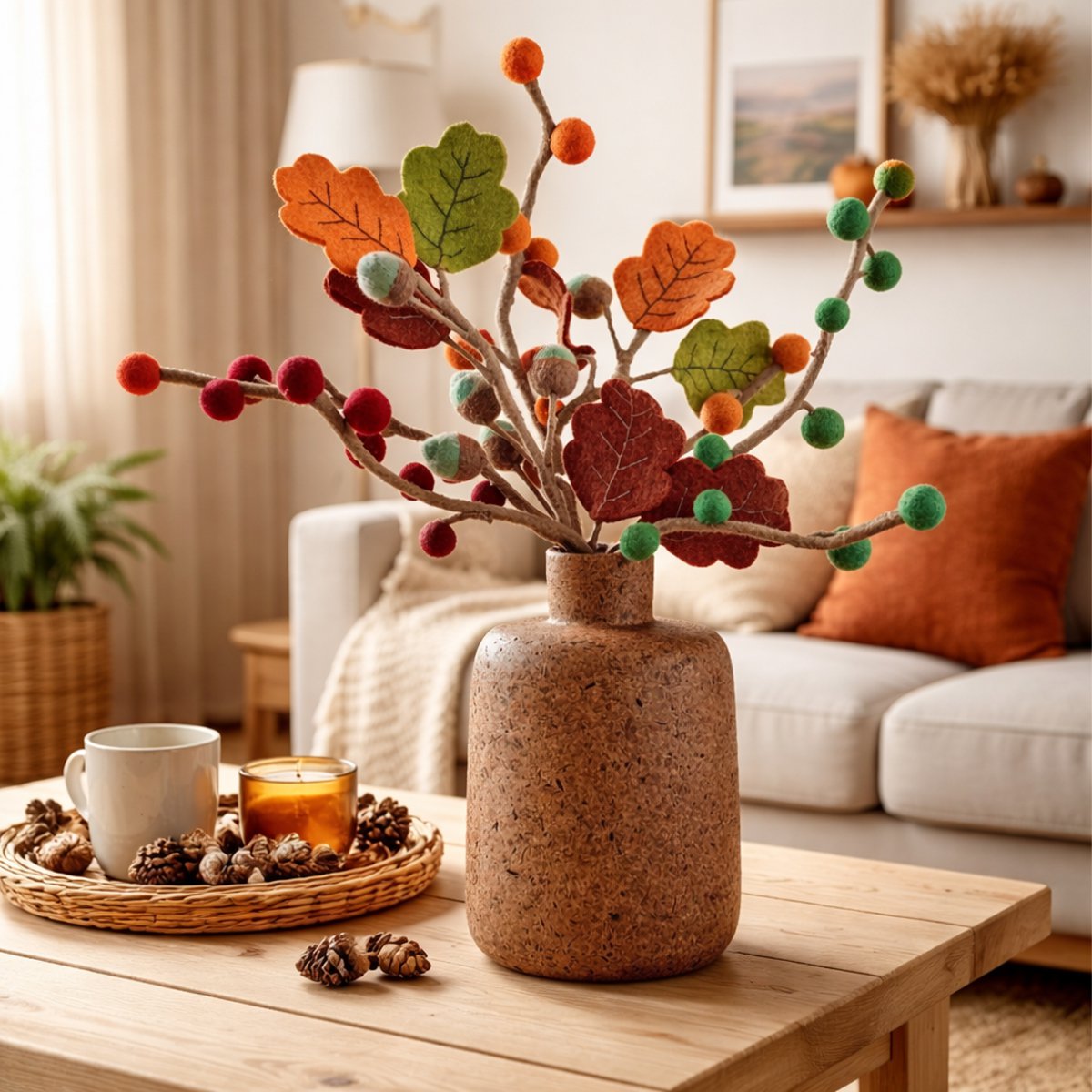 Boules de branche orange