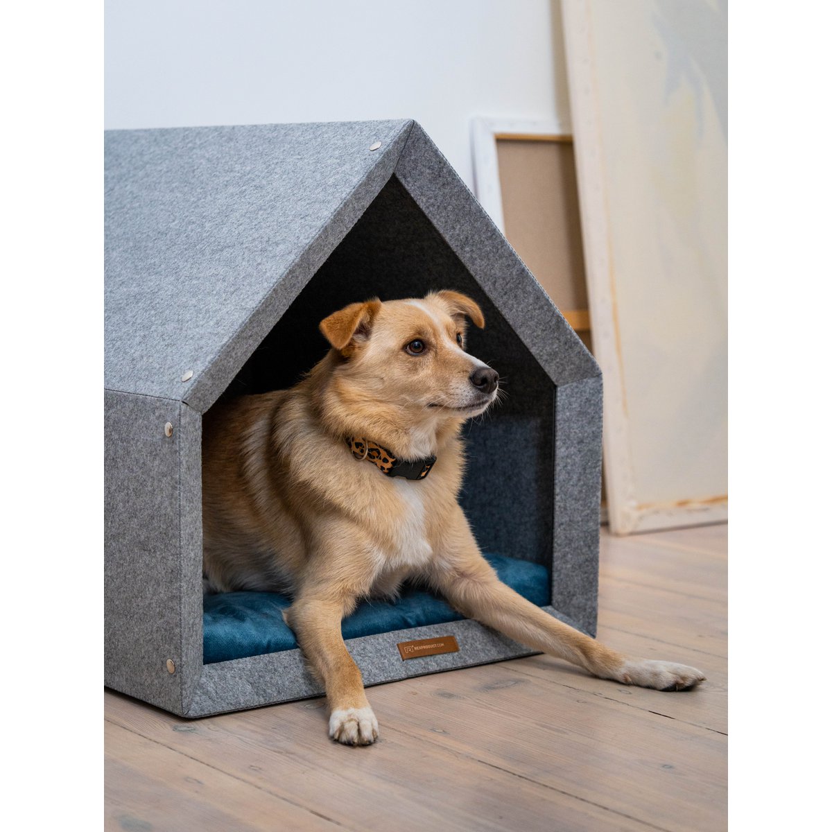 Pethome Perfekt hus til en hund og en kat - lysegrå/genanvendt