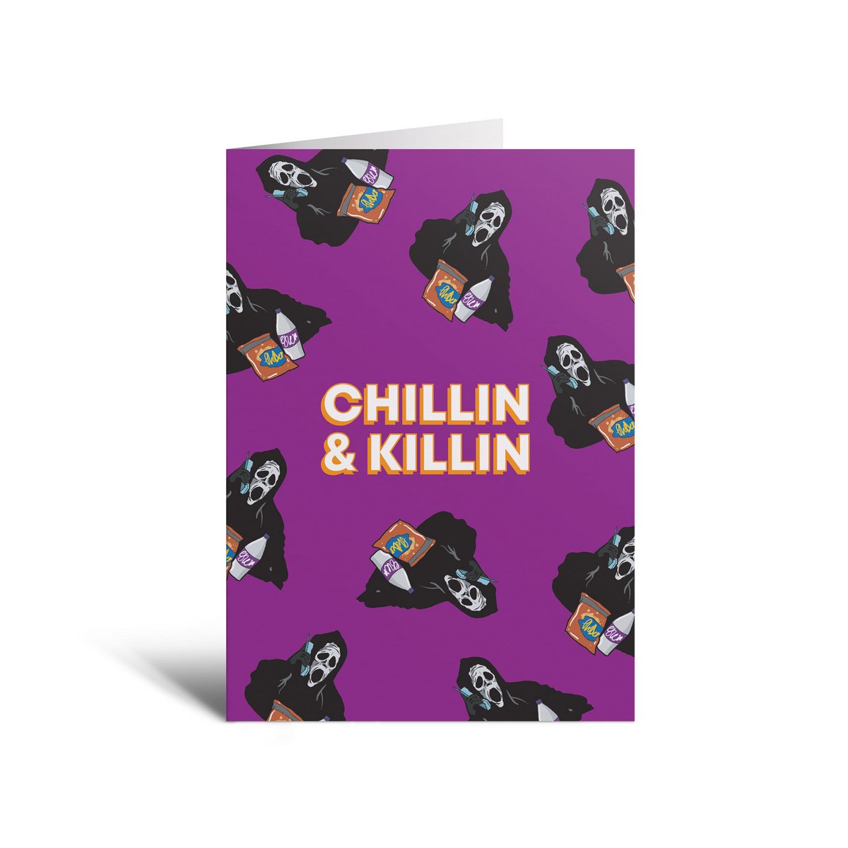 Chillin & Killin Halloween Card