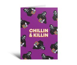 Chillin & Killin Halloween Card