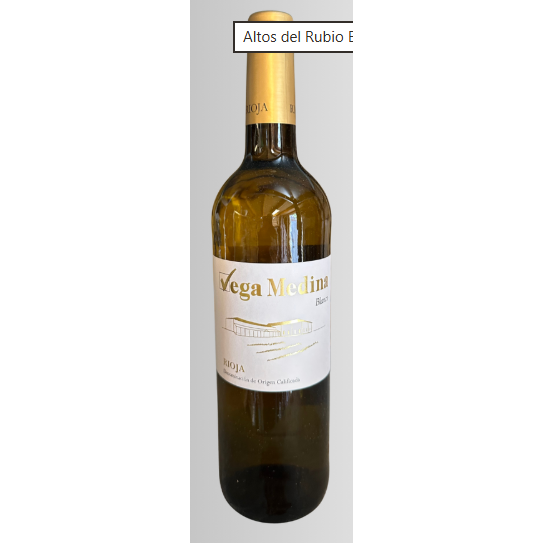 Young white wine D.O.Ca. Rioja Vega Medina