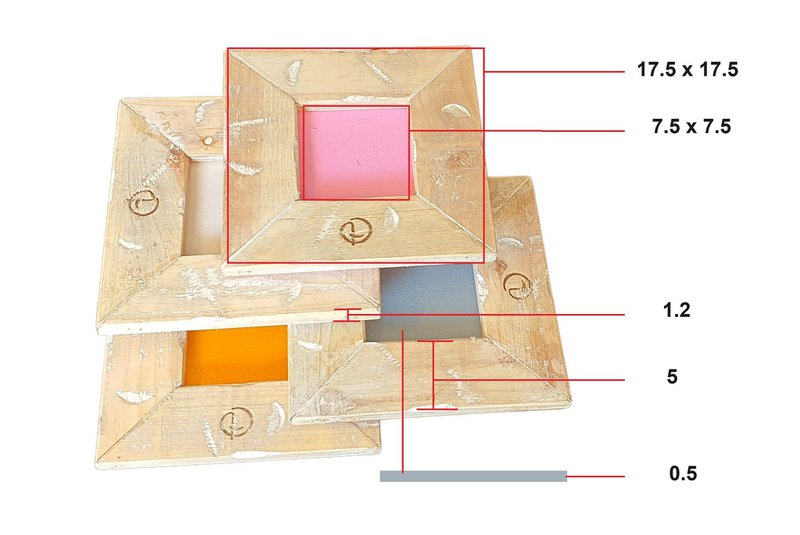 Tablett altholländisch Annette Farbe rosa 1