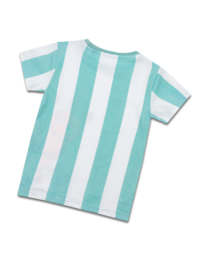 KOAA-The Mouse "Look" Stripes-T-shirt hvid/grøn