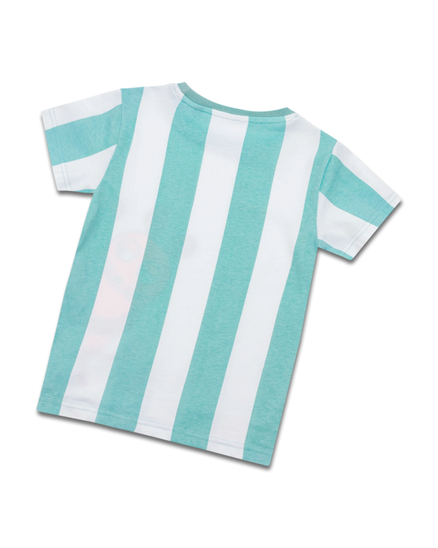 KOAA-The Mouse "Look" Stripes-T-shirt hvid/grøn