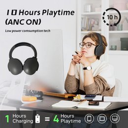 % 23P2961 Écouteurs sans fil Bluetooth 5.3 sur l'oreille, casque stéréo Hifi, True Sports, avec écouteurs TF/AUX, lecteur de musique avec micro HD