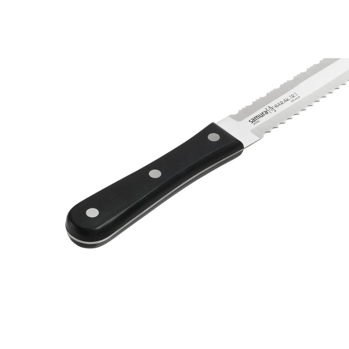 Samura Harakiri Knife Set, 8 pcs, Black Handle
