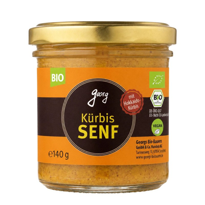 Kürbis-Senf mit Bärlauch & Hokkaido-Kürbis