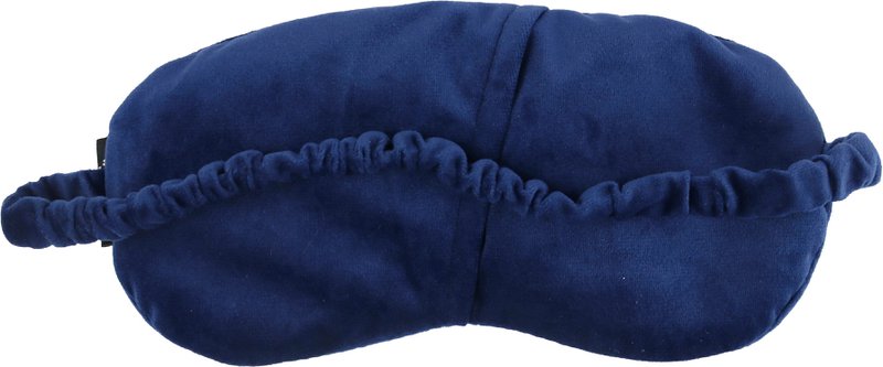 WS Velvet Weighted Eye Mask Navy 