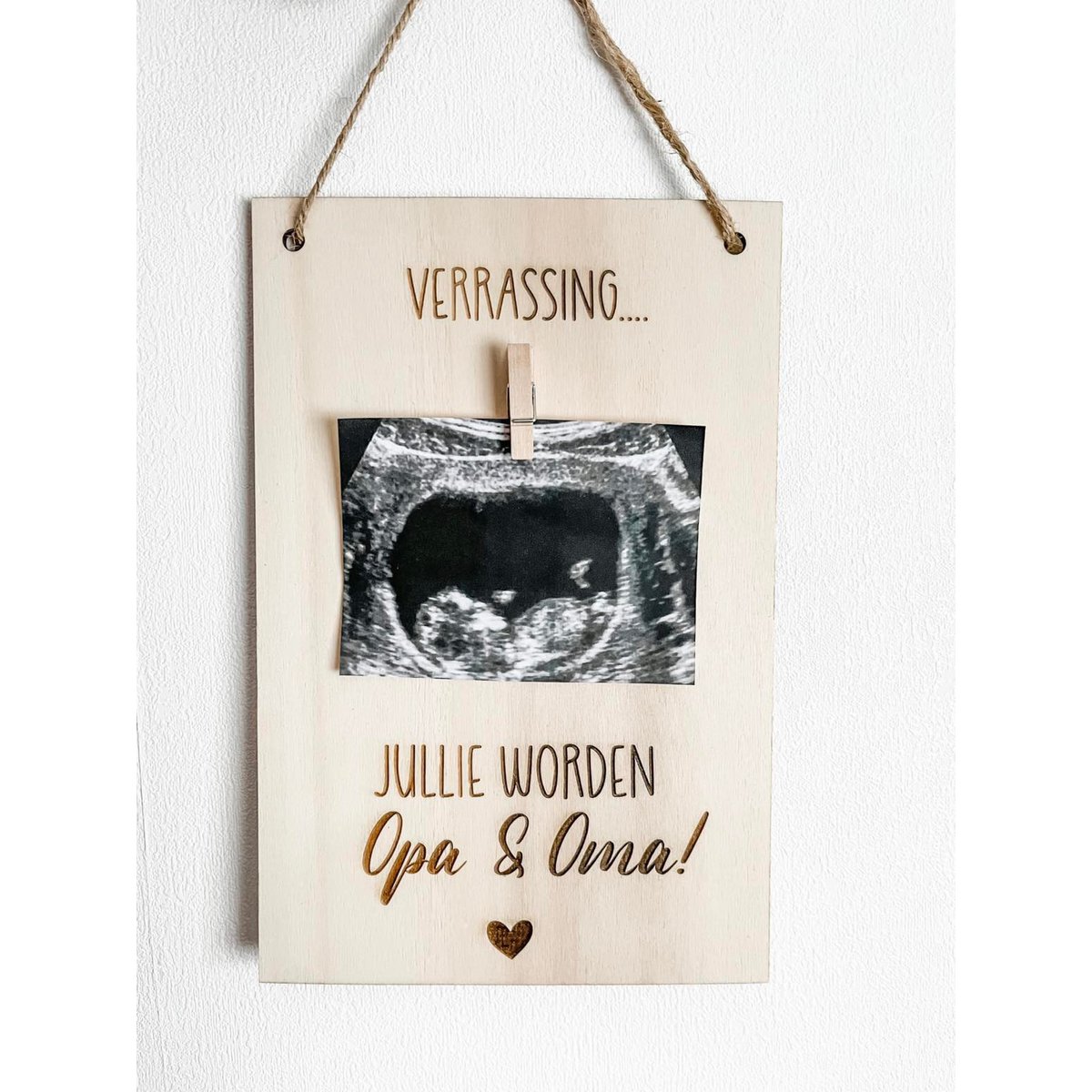 Announcement sign echo | Grandpa and Grandma