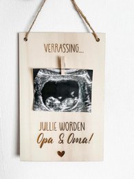 Announcement sign echo | Grandpa and Grandma