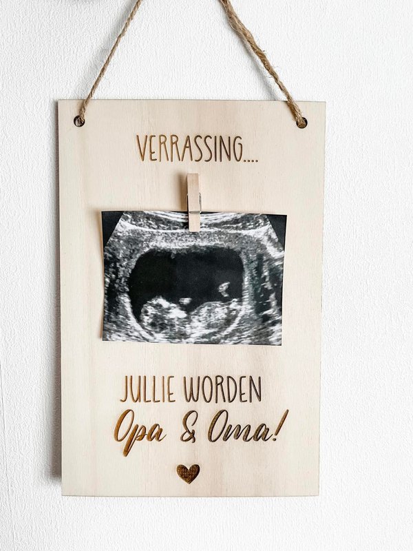 Announcement sign echo | Grandpa and Grandma