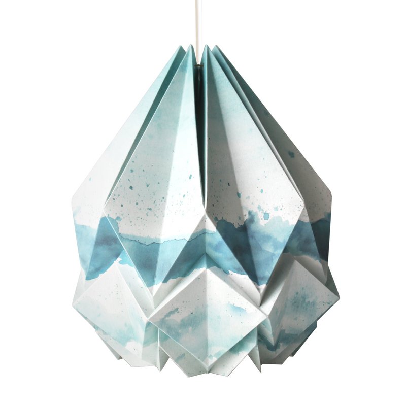 Lámpara colgante Paper Origami - Patrón Verano - talla M
