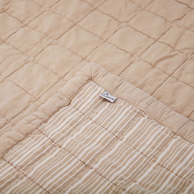 Copertina riposo reversibile ANNA TERRACOTTA LAVE M