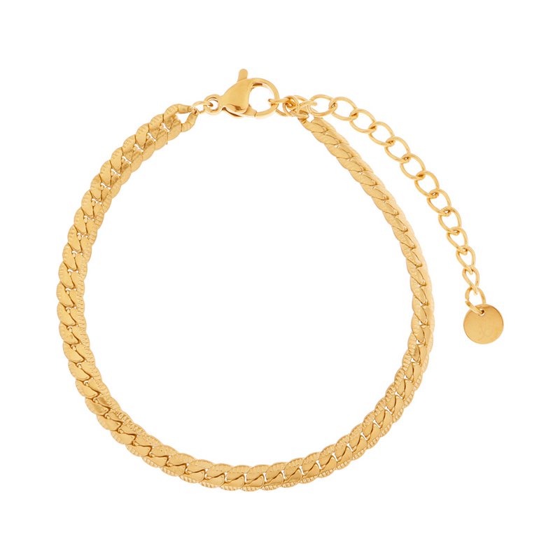 Bracelet basique chaîne grasse