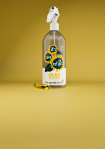 Glass Cleaner Bottle with Pod