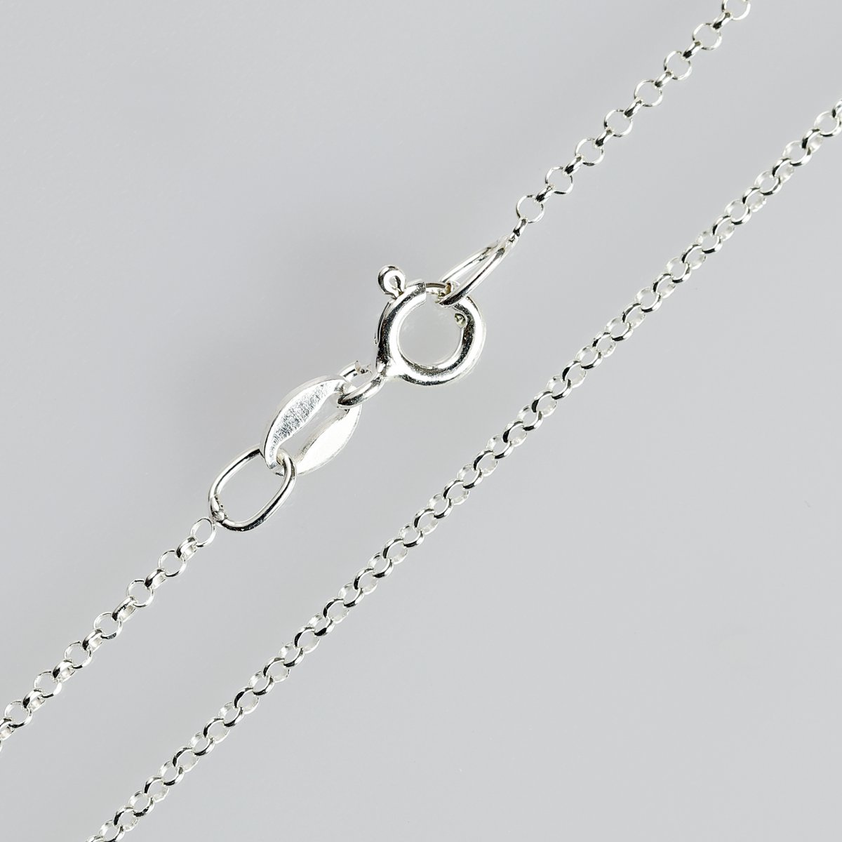 925 sterlingsølv ærtekæde 1,1 mm, diamantbelagt