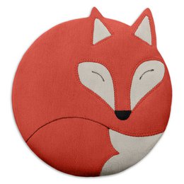 Bio-Körnerkissen für die Mikrowelle, Wärmekissen ideal für den Bauch, Fuchs Luca