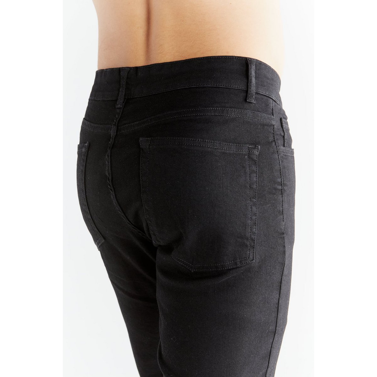 MD1015-104 | Herren Skinny Fit - Coal Black