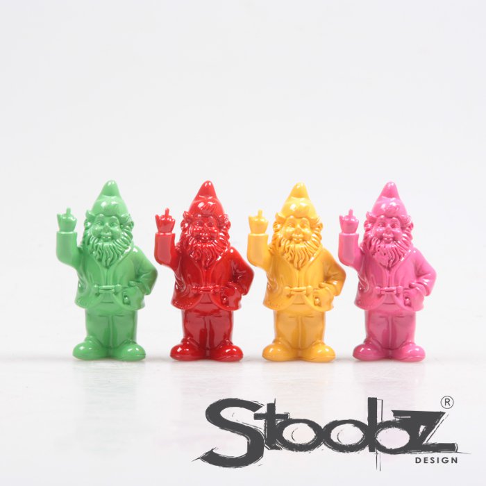 Stoobz Design f*ck You Kabouter Magnoet 4 Klr Ass L/R/G/F 9 cm