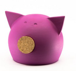 Handgefertigtes Tafel-Sparschwein aus Keramik – The Chalk Collection