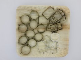 #1 mix 114 gram cabochon frames 