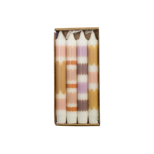 By Kimmi dinerkaarsen - Flower Power - 12 trays - 48 kaarsen