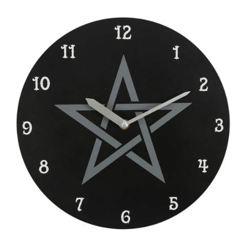 Pentagramm Wicca Uhr