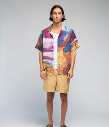 Linnedskjorte View Red - Vilmantas Marcinkevičius (Unisex)