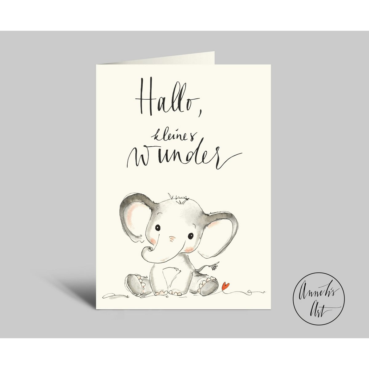 tarjeta de nacimiento | hola pequeño milagro | dulce tarjeta de nacimiento | Tarjeta doblada + sobre