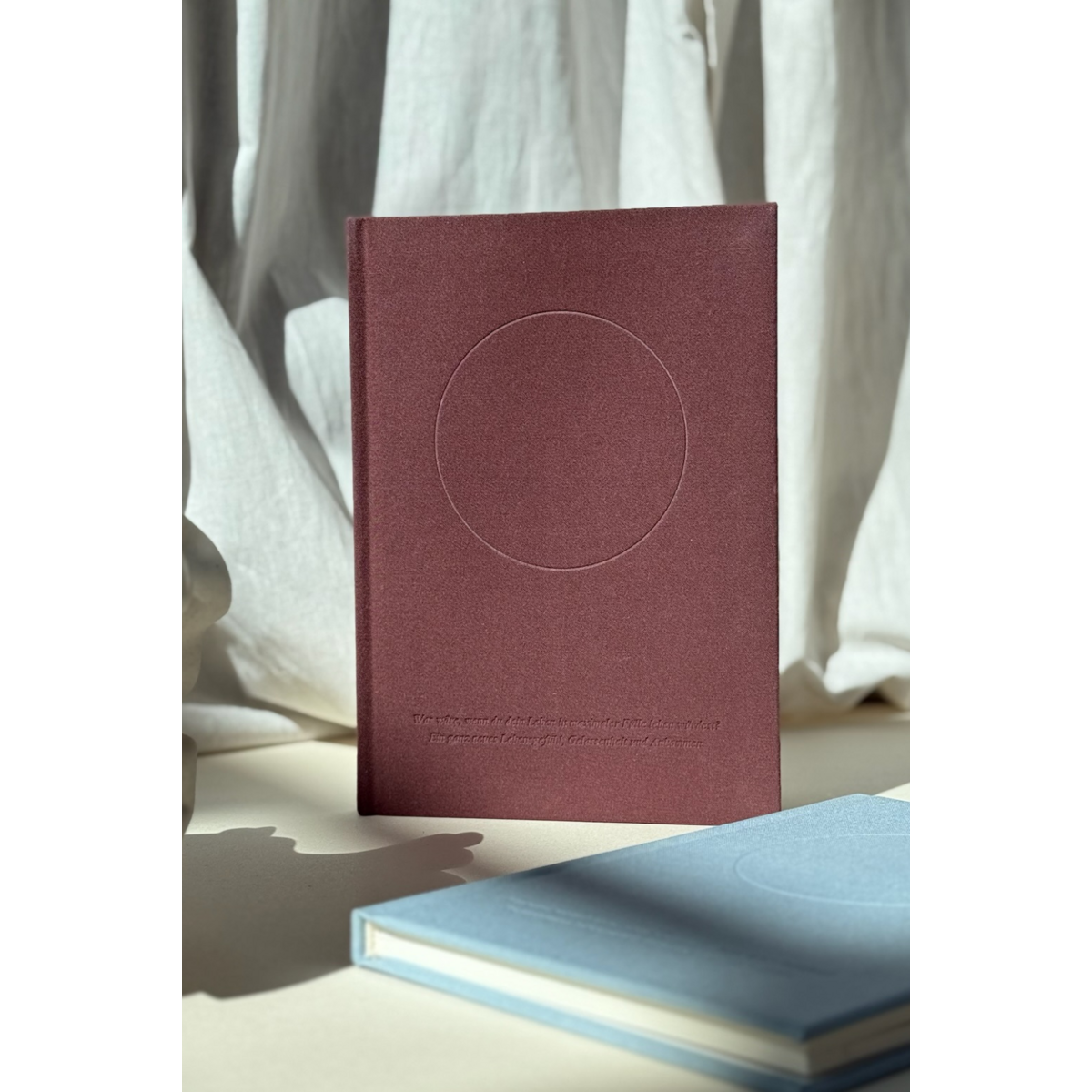 The Life Barn Filling Journal Red Dark Red