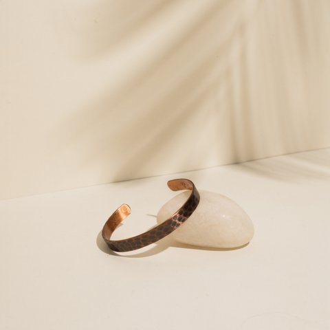 ANTIQUE HAMMERED COPPER BRACELET