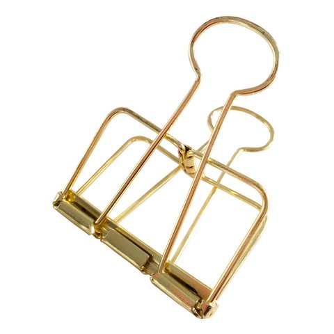 Binder clips Gold XL, per 4 boxes