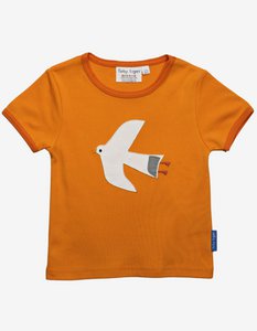 Organic cotton Children Shirt Shirt with a seagull application