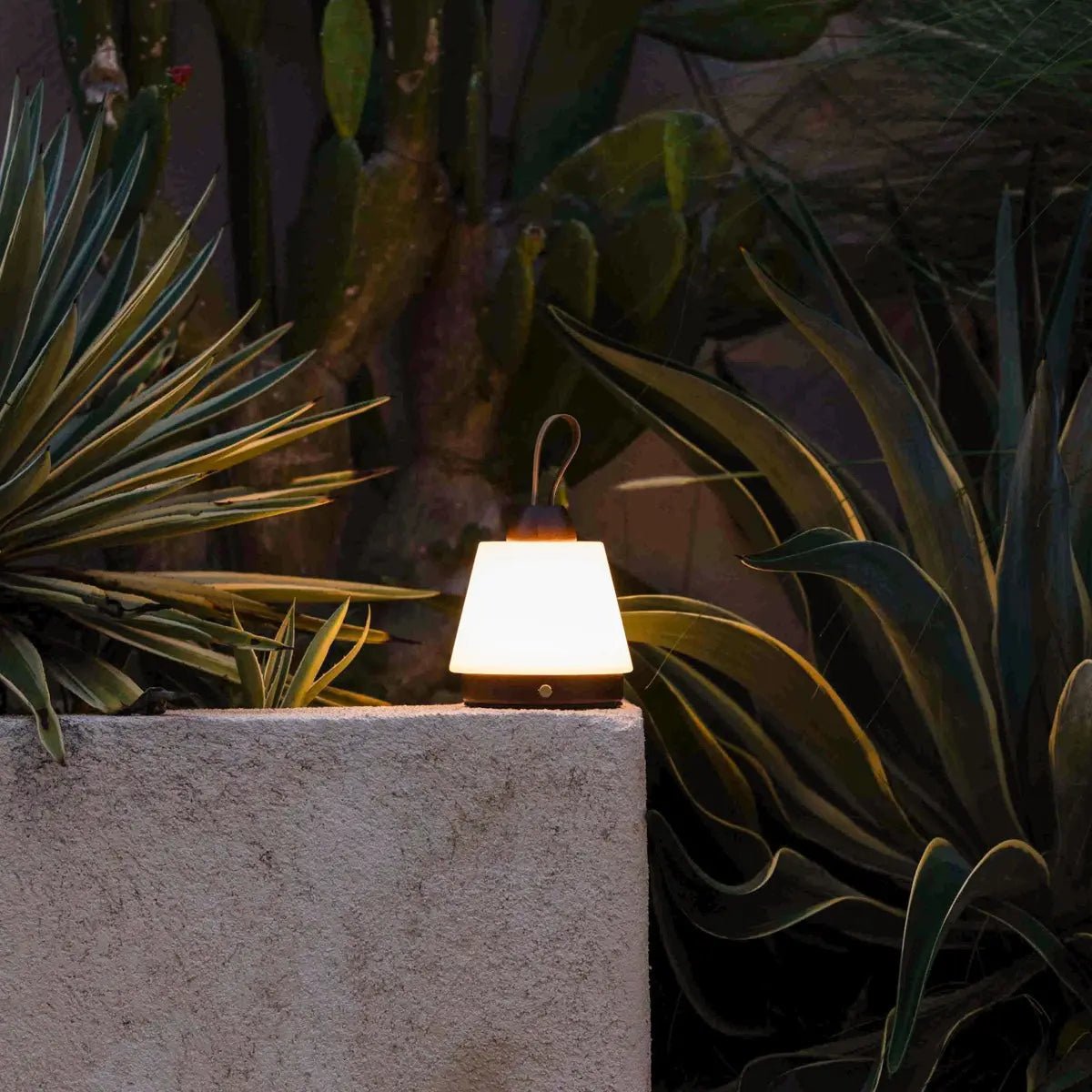 Liv Dunkelbraune wiederaufladbare Lampe