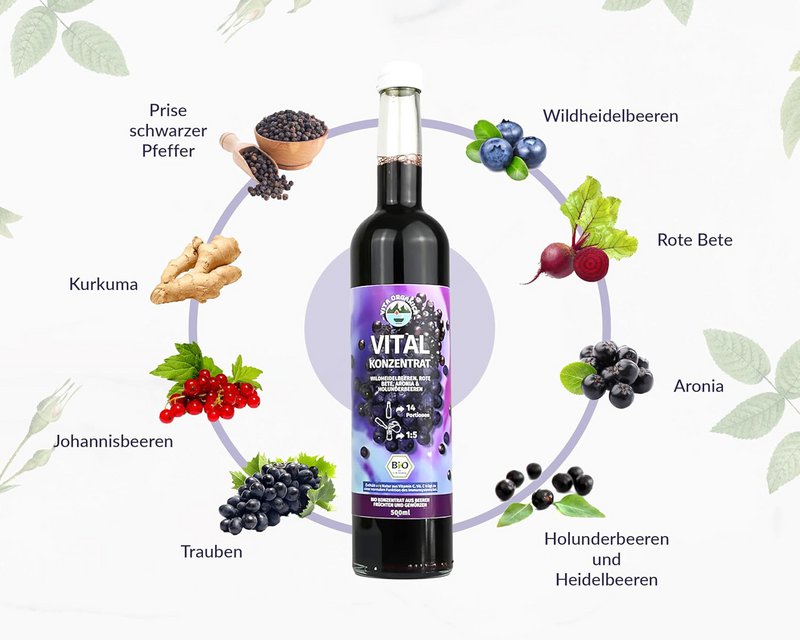 Bio Vital Konzentrat 18x500ml besparelsespakke