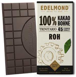 Rohe 100% Bitter Schokolade Raw, Bio & Fair