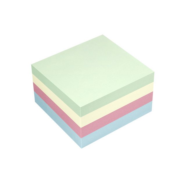 Info Notes 75x75mm 400 vel voordeelpak 3+1 gratis 100x pastel groen 100x pastel