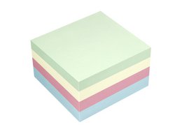 Info Notes 75x75mm 400 vel voordeelpak 3+1 gratis 100x pastel groen 100x pastel